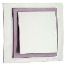 Вставка декоративная для рамки на 1 пост mono electric larissa 103-001000-150